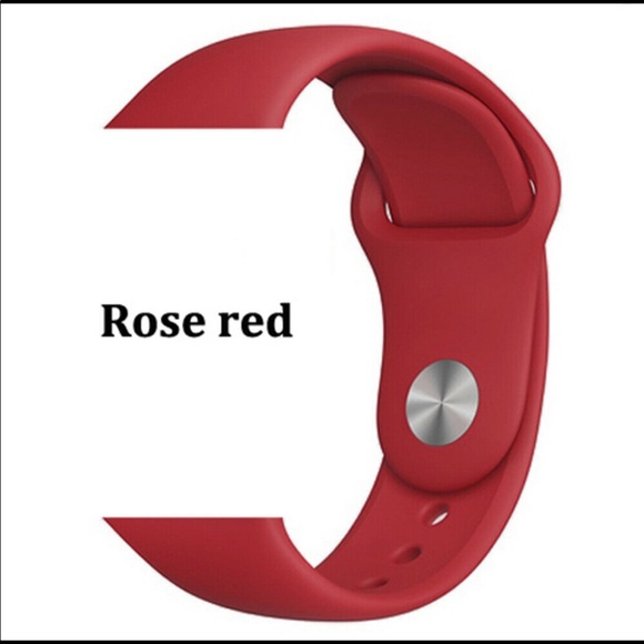 Rose Red Apple Watch Replacement Band - Picture 1 of 3